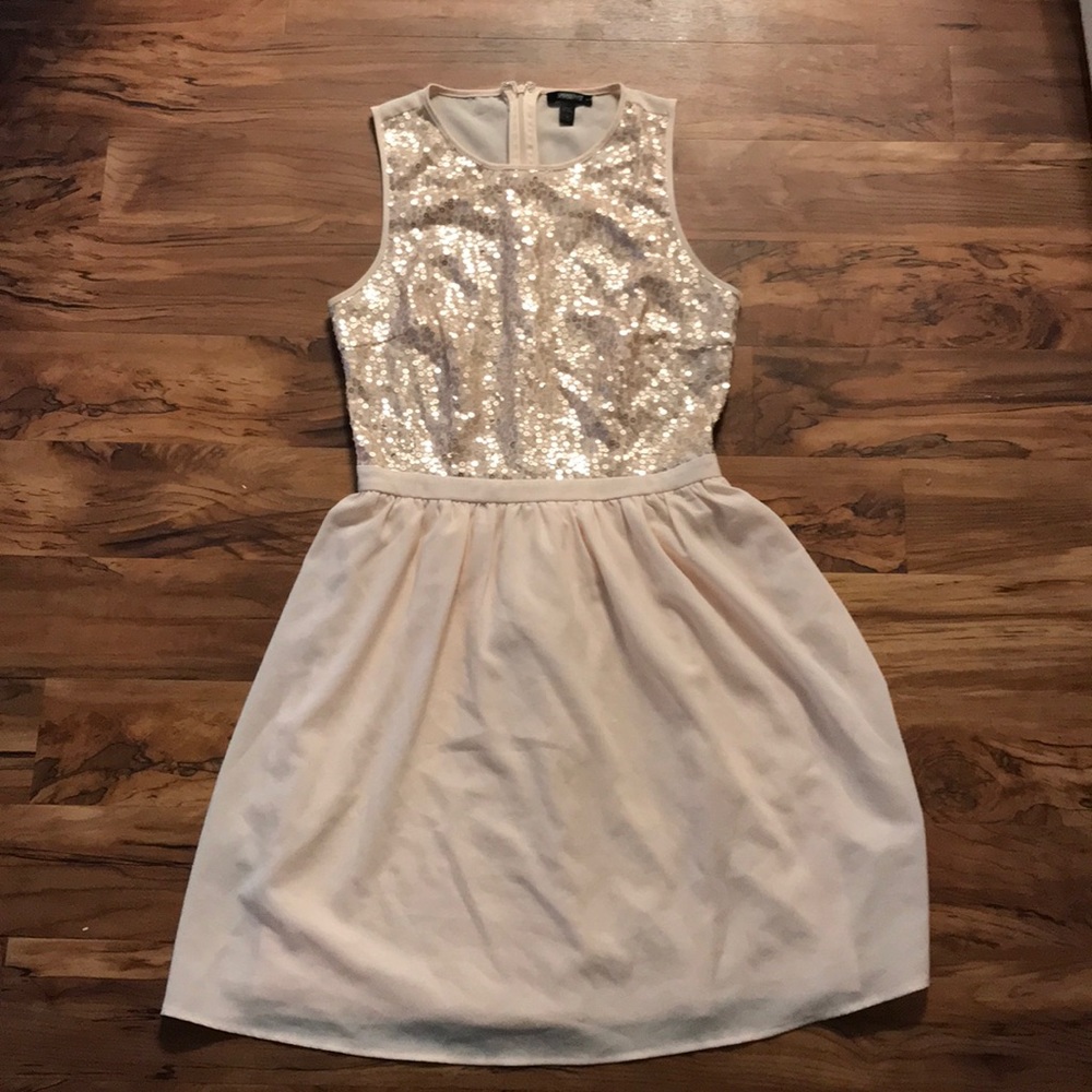 A blush mini dress from Dillard’s!
